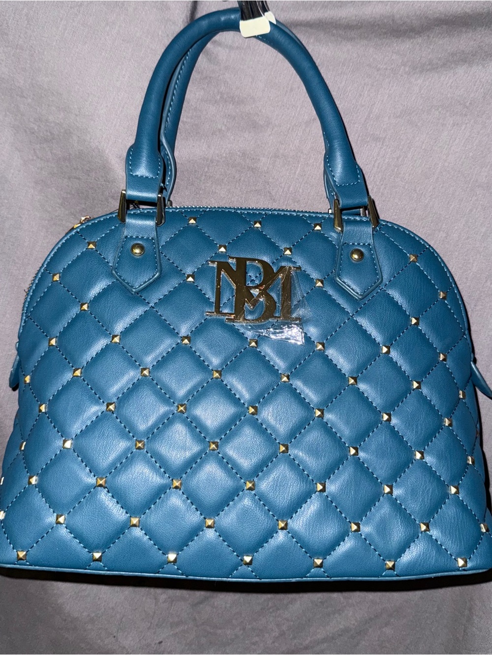 Badgley Mischka NWT Quilted Dome Satchel Handbag